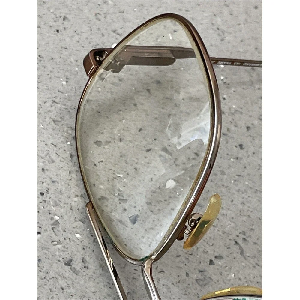Vintage Rembrand Bronze 145 Eyeglasses Frames ONLY Japan Aviator Oversized